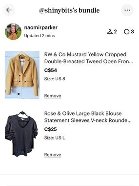 Custom Listing for @shinybits